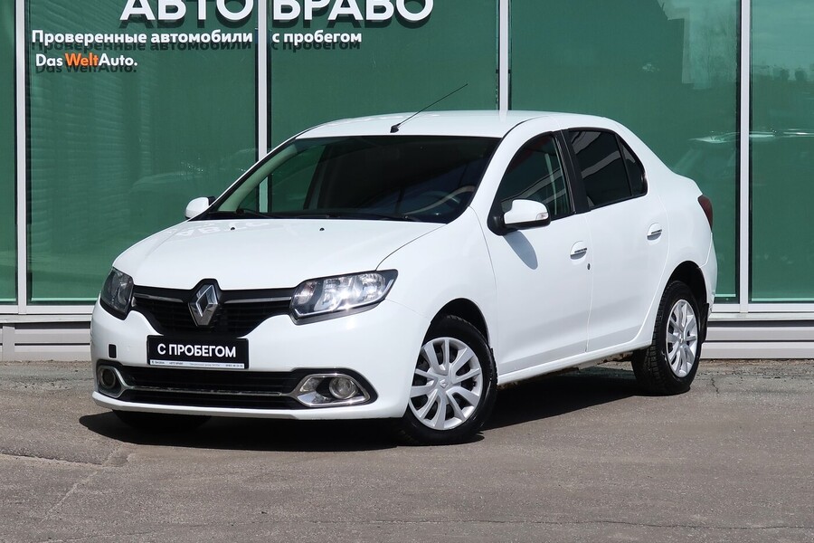 Renault Logan 1.6 МТ 2014 белый