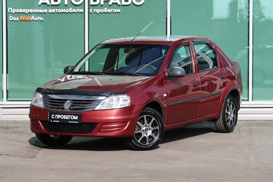 Renault Logan 1.4 МТ 2011 красный