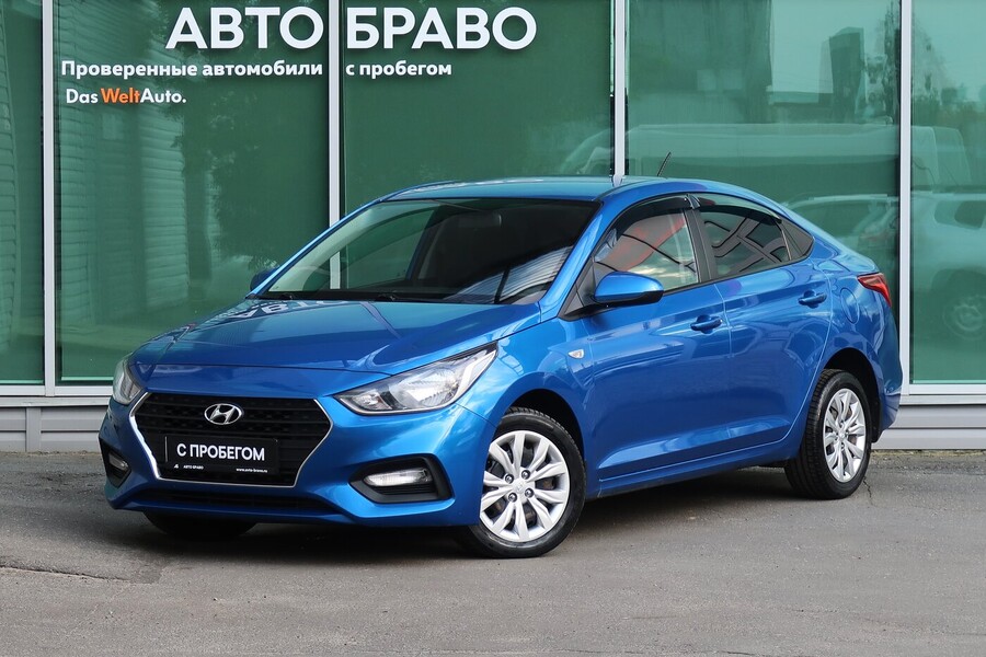 Hyundai Solaris 1.6 АТ 2017 серый