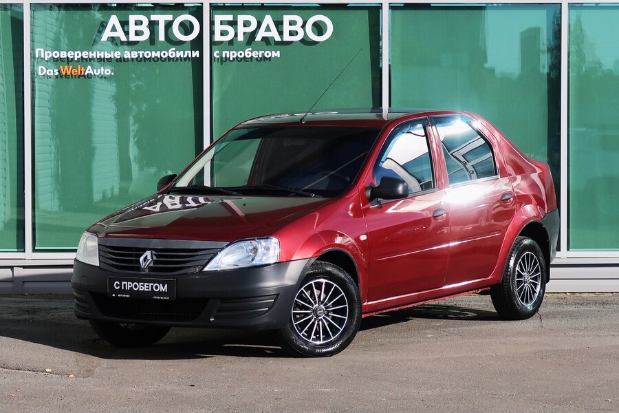 Renault Logan 1.4 МТ 2010 красный